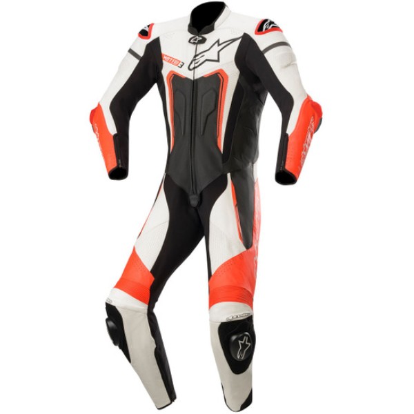 Alpinestars Alpinestars Motegi V3 1pce Leather Suit Blk/Wht/ Red Fluo UK40 / EU50